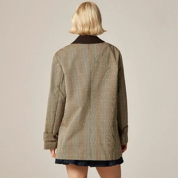 J. Crew Double-faced Cotton "Barn Jacket" in Plaid, size Small - Picture 2 of 11